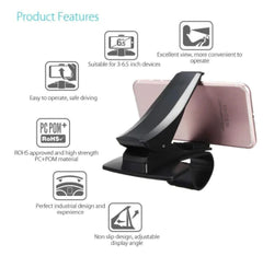 Car Dashboard Phone Mount for Navigation and Hands-Free